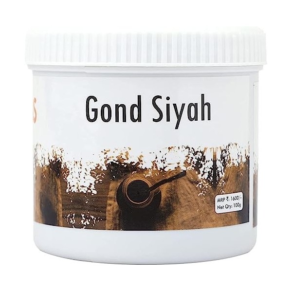 LOGY Gond Siyah Kala Gond – Produit pur et naturel à base de plantes 100 g