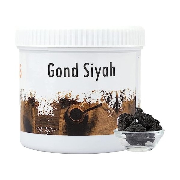 LOGY Gond Siyah Kala Gond – Produit pur et naturel à base de plantes 100 g