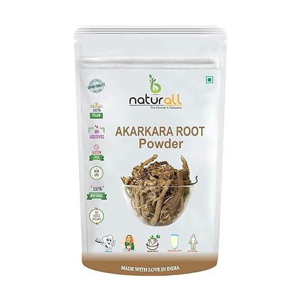 CROV Akarkara Root Powder | Anacyclus Pyréthre | Poudre de racine pelitoire - 500 g x 2 - 1 kg