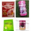 Gluta White glitter glutathion collagène, phyto collagène Booster shine tâches 1 thé detoxifiant, 1 sachet gluta berry