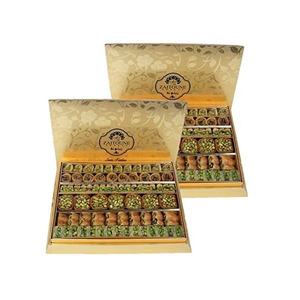 Zaitoune Lot 2x Baklava mixte royal Extra - Boîte 750g