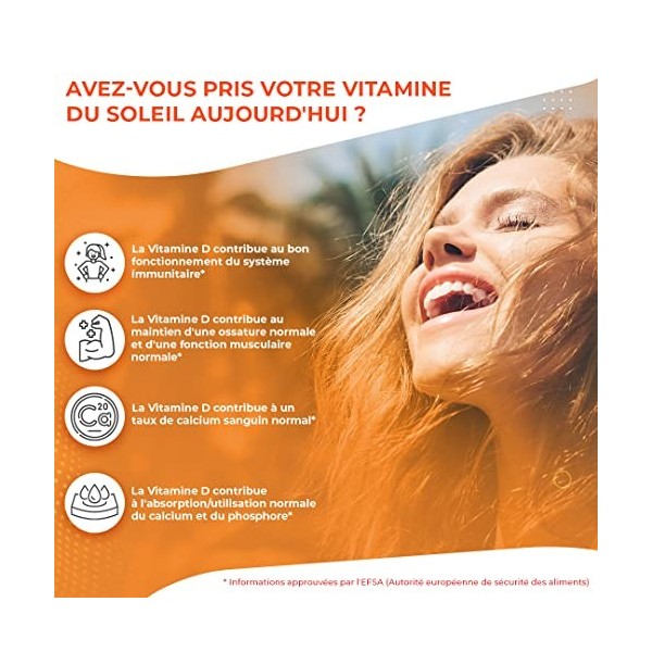 Vitamine D3 Cholécalciférol 2000 ui - Fortement Absorbable - 400 Micro Comprimés Végétariens, 1 An dApprovisionnement, 1 c