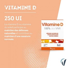Vitavea - Vitamine D 100% VNR - Complément Alimentaire Défenses naturelles, Immunité - Défenses Naturelles Renforcées, Mainti