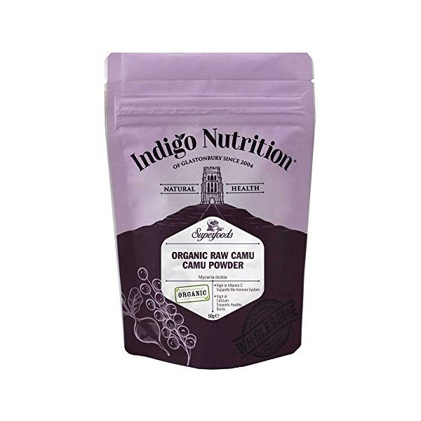 Indigo Herbs Poudre de Camu Camu Crue Bio 50g