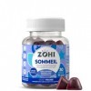 Complément Alimentaire Sommeil -15 jours Gummies Sommeil favorisant lEndormissement et la Qualité du Sommeil- Mélatonine- 30