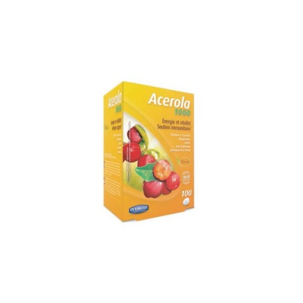 Orthonat - Acerola 1000 mg - 30 comprimés - Riche en vitamine c dorigine naturelle