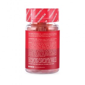 Vitamines Enfants - Gummies Vitamines Enfants pour 1 Mois - Multivitamines Enfants à Croquer - Végétalien - Sans Gluten - 13 