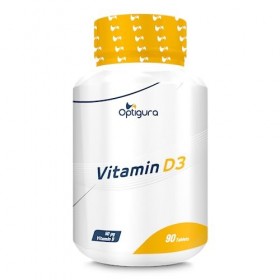 OPTIGURA - Vitamine D3 - Formule Ultra Dosée en Vitamine D - 90 Comprimés