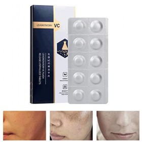 Comprimés de poudre de vitamine C, faciles à transporter Brillant Facile à utiliser Réduire la mélanine Soins de la peau Comp