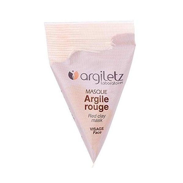 Argiles de couleur masque argile rouge 24 berlingots de 15 ml