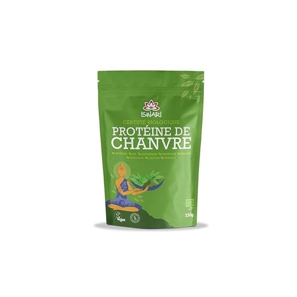 Iswari Protéine de Chanvre en Poudre Bio 250g