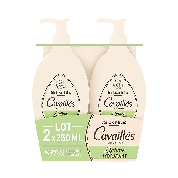 Rogé Cavaillès Soin Lavant Intime Hydratant Lot de 2 x 250 ml