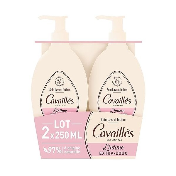 Rogé Cavaillès Soin Lavant Intime Extra-Doux Lot de 2 x 250 ml