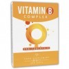 VITAMIN B COMPLEX - 240 Comprimés 8 Mois De Provision | Vitamine B Complex | Vitamines B, B1, B2, B3, B5, B6, B8 Biotine ,