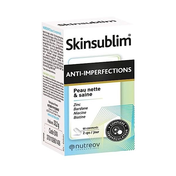 Nutreov Skinsublim Anti-Imperfections 60 Comprimés