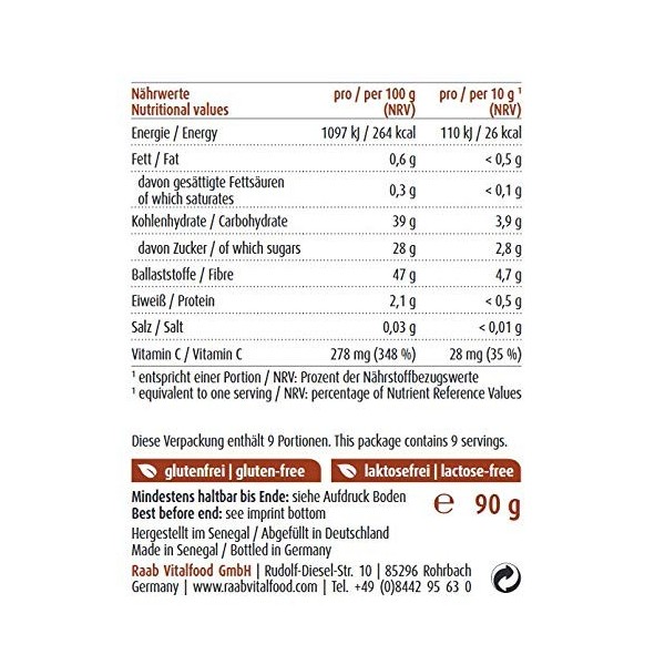 Baobab poudre Bio