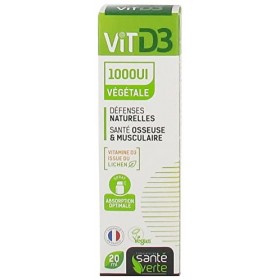 Santé Verte Vit D3 1000UI Végétale 20 ml