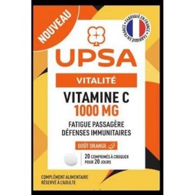 UPSA Vitamine C 1000 mg 20 Comprimés à Croquer