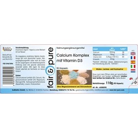 Fair & Pure® - Complexe de calcium avec vitamine D3 et magnésium - 90 gélules