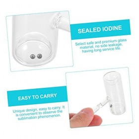 NIYANGLE 2 Pièces Équipement DExpérimentation Équipement De Laboratoire Fournitures De Laboratoire Tube De Sublimation Marte