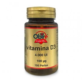 Obire Vitamine D3 4000ui 100perl, Noir, Standard