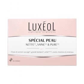 LUXÉOL - Complément Alimentaire Spécial Peau Nette 1 , Saine 2 & Pure 3 - Contribue À Réduire Les Impuretés 5 & Aide à Pré