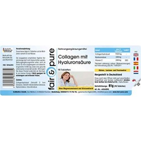 Fair & Pure® - Collagène avec acide hyaluronique et vitamine C - 90 comprimés