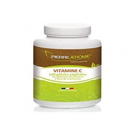 Pierre Jérôme Vitamine C Complément Alimentaire du Système Immunitaire 120 Gélules Végétales de 600 mg