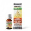 VITAMINE D3 - Vitamines D3 et Vitamine E Naturelles - Renforce Capital Osseux et Système Immunitaire pour tous - Compte-goutt