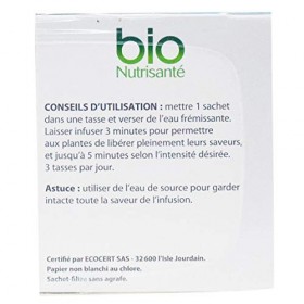 Nutrisanté Infusion Bio Sommeil Lot de 2 x 20 sachets