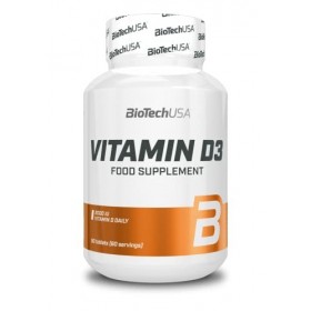 BioTechUSA Vitamin D3 50mcg, 60 comprimés