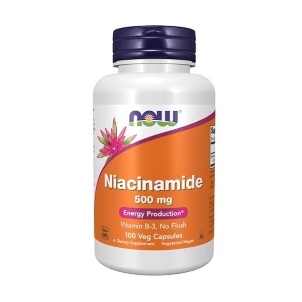 NOW Foods Niacinamide 500 mg – 100 gélules