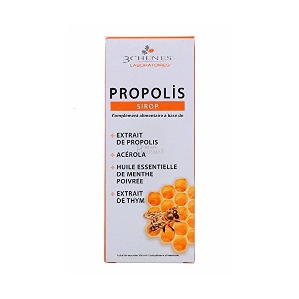 3CHENES - 3CHVIPR143 - Vitamine C Propolis Sirop - Flacon de 200 ml