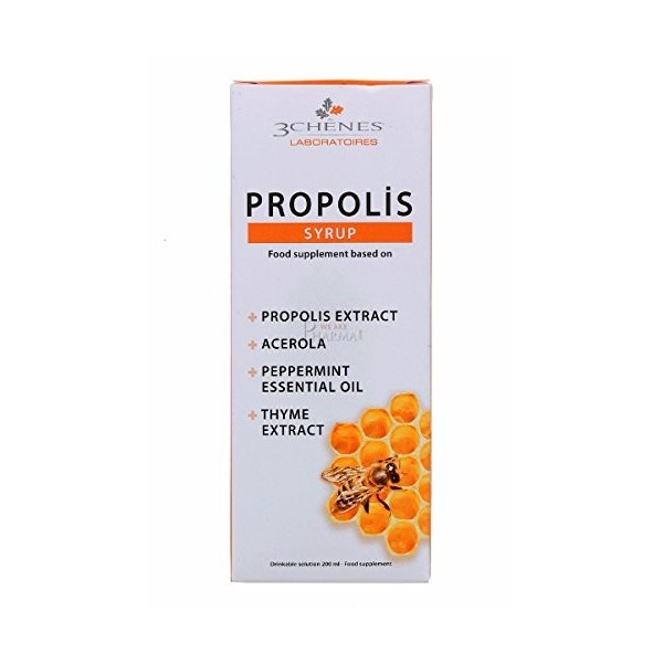 3CHENES - 3CHVIPR143 - Vitamine C Propolis Sirop - Flacon de 200 ml