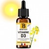 VITAMINE D3 NATURELLE | FRANCE | ENFANT Dès 3 ans, Adulte | à lHuile de colza vierge | système immunitaire, dents, os, muscl