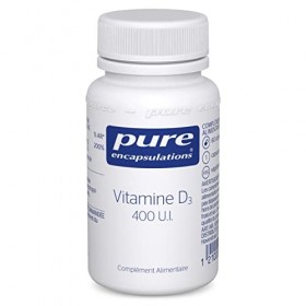 Pure Encapsulations - Vitamine D3 400 U.I. - Maintien dune Fonction Normale du Système Immunitaire - Contribue à lAbsorbtio