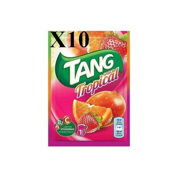 Cmagic® Tang Tropical 10 Sachets de 30g soit 10 litres, avec Vitamines A B2 C et Acide folique