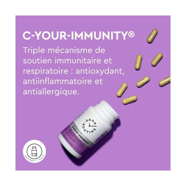 C-YOUR-IMMUNITY 30 capsules végétariennes - Complément Alimentaire de Qualité Supérieure pour limmunité, le Soutien Respir