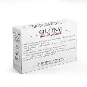 Laboratoires Ilapharm - GLUCYNAT- Une formule innovante pour réguler sa glycémie - Boîte de 60 gélules - 22,6 g