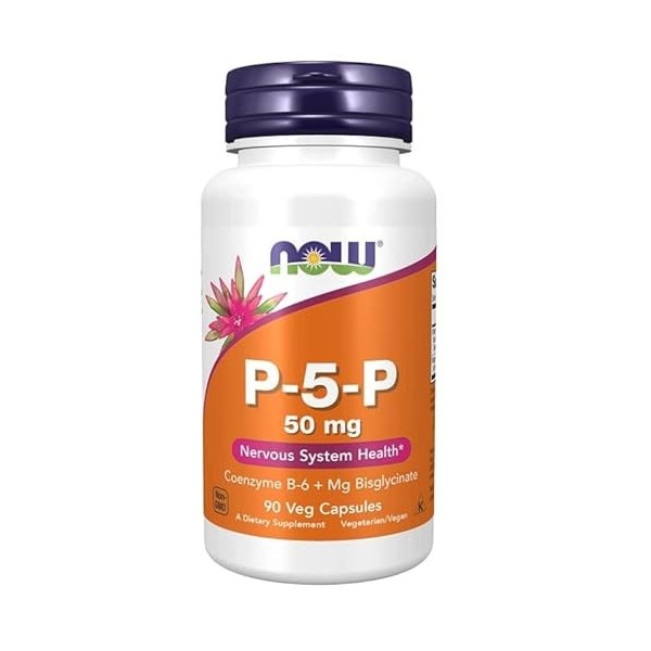 NOW Foods P-5-P, 50 mg - 90 gélules