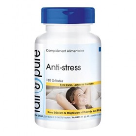 Fair & Pure® - Anti-stress - avec Biotine, Zinc, Sélénium, complexe de vitamines B, ginseng et acides aminés - 180 gélules