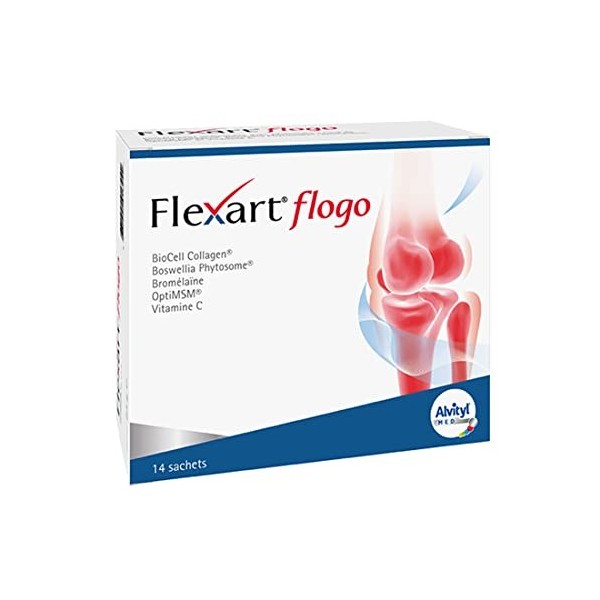 Alvityl Med - Flexart® Flogo - Complément alimentaire - Soutien de la santé osseuse - Boîte de 14 sachets