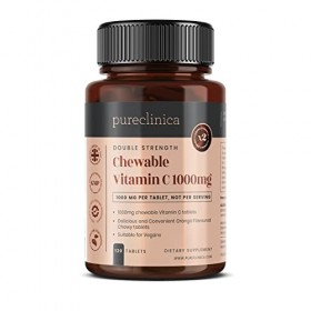 Vitamine C Double Force à Croquer x 120 comprimés – 4 Mois De Stock