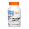 Doctors Best Alpha Lipoïc Acid 150 mg, support antioxydant, 120 gélules végétaliennes, glycémie saine, santé nerveuse et ant