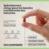 CYB | A-Z Men 365 Comprimés de Multivitamines pour Hommes - 1 par Jour - Contient de la Vitamine D - Vitamine C - Magnésium -