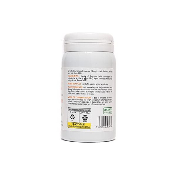 Benessence - Vitamine C Liposomale - 60 gélule