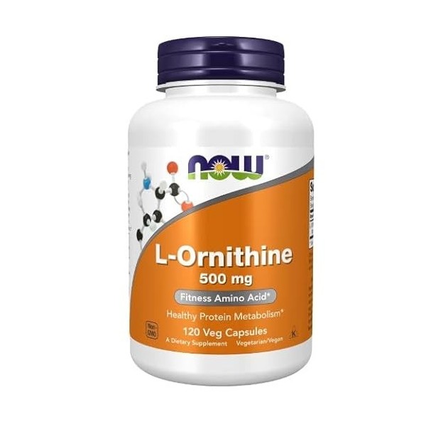 L-Ornithine, 500mg - 120 vcaps