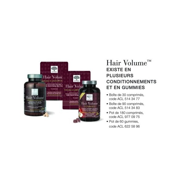 Hair Volume 60 Gummies Croissance Et Vitalite Des Cheveux New Nordic