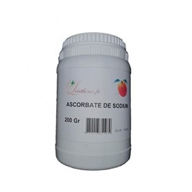 VITAMINE C ASCORBATE DE SODIUM EN POUDRE POT DE 200 G