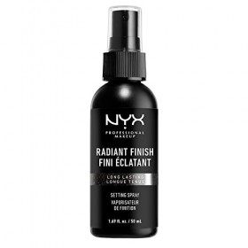 NYX Professional Makeup Spray Fixateur de Maquillage, Tenue Longue Durée, Spray de Finition, Léger, Formule Vegan, Fini Éclat